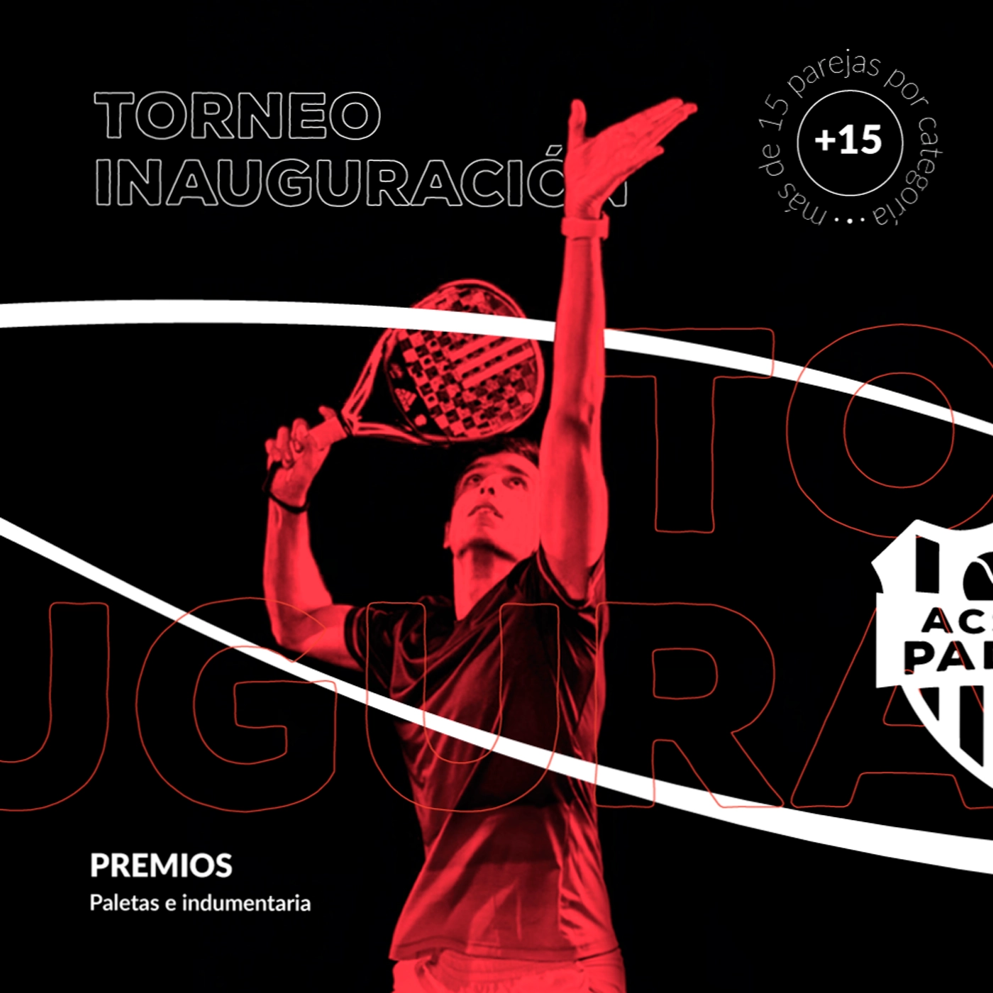 Gráfica del Torneo Inauguración de ACSM Padel